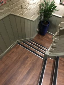 new flooring on stairs